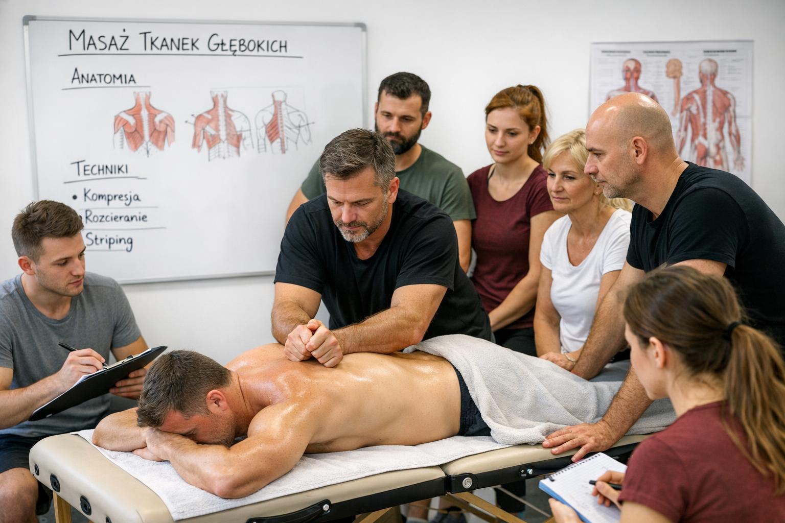 Kurs masażu tkanek głębokich — praktyczny przewodnik dla przyszłych terapeutów